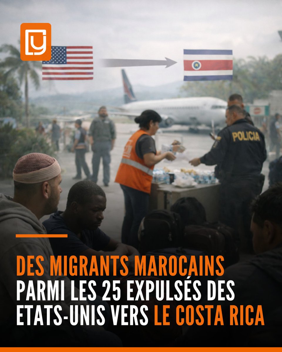 yabiladi_fr's tweet image. 🚨 Des citoyens marocains faisaient partie d’un groupe de 25 migrants expulsés des États-Unis et arrivés au Costa Rica samedi, dans le cadre d’un nouvel accord bilatéral. 🇺🇸🇨🇷
🔗: yabiladi.com/articles/detai…

#USA #CostaRica #Migration #Déportation