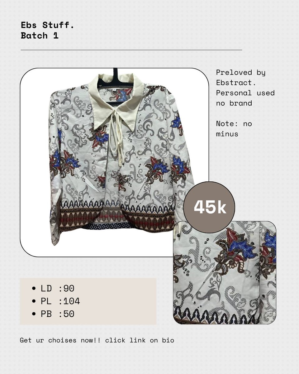 ebstractstuff's tweet photo. @000uglyey haii kak, aku ada yang cocok ni buat kondangan. bisa co ke oyen yaa 
https://t.co/NFaac58RkI 
happy shopping - !! https://t.co/Hjm1rtrit0