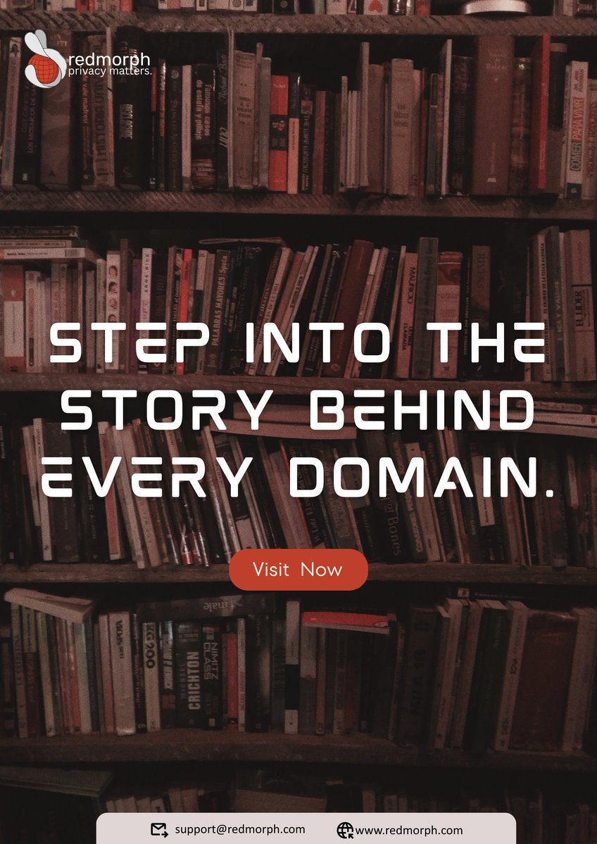 RedmorphPrivacy's tweet image. Step into the story behind every domain.
🔗 Learn more: redmorph.com

#CyberSecurity #ThreatIntelligence #DomainIntelligence #WebTracking
#SOC #DevOps #SecurityOperations #CloudSecurity #InfoSec
#SecurityMonitoring #DigitalRisk #RedMorph