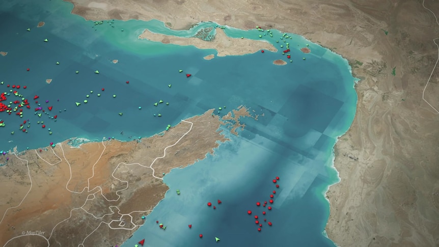 HumanKinds_'s tweet photo. 🛢️ The US military will begin implementing a blockade of all maritime traffic entering and exiting Iranian ports in the Strait of Hormuz today (Monday) at around 14:00 GMT (7:30 pm IST), as announced by President Donald Trump on Sunday.

#StraitofHormuz #blockade https://t.co/CIOp1DqxCJ
