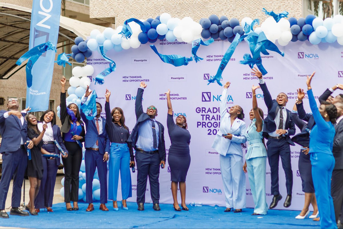 novabankng's tweet image. This is the “We actually did it!” Moment.
NGTP’26 was a journey… and this was the perfect ending. 💙
Here is to the memories, the growth, and everything that comes next.

#NGTP26 #TeamIgnite #WeDidIt #NOVABank #NewBeginnings