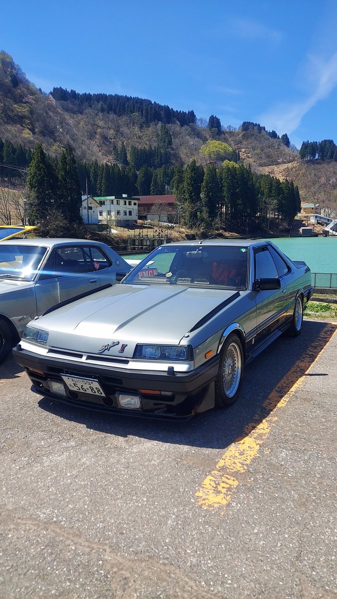 会場内で、息子が気に入った鉄仮面 現代の車に無い カッコ良さが