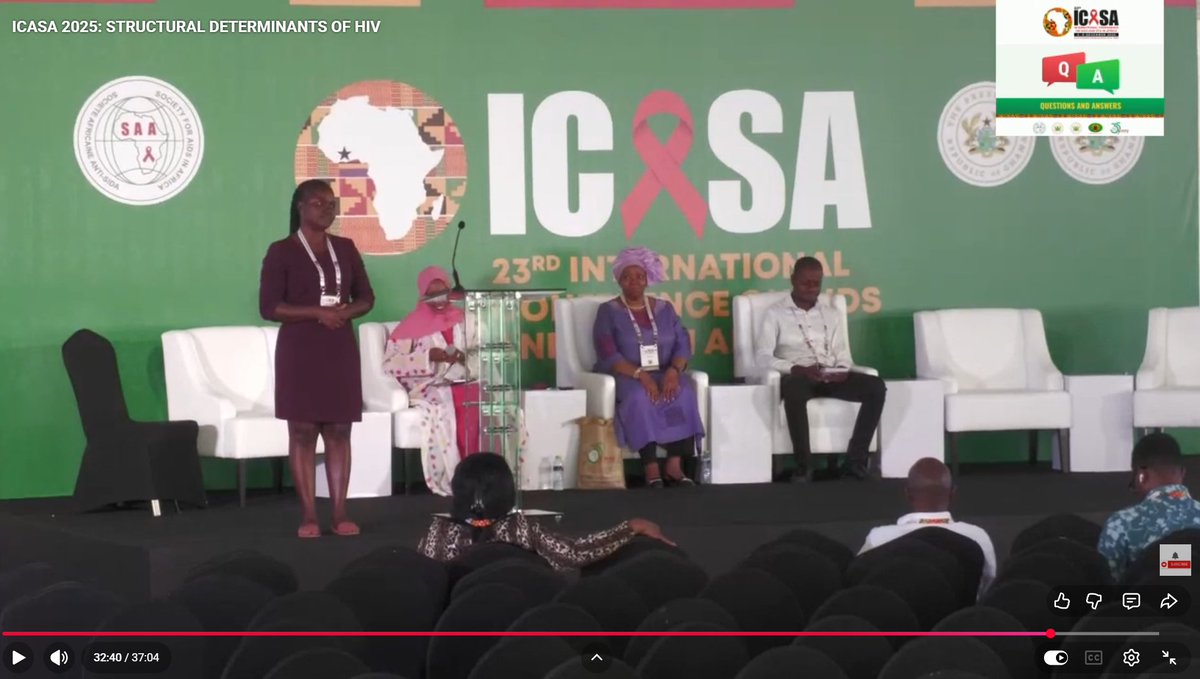 Saafricango's tweet photo. Structural determinants of HIV: How integrating traditional birth attendants increased testing 40x and lessons on maintaining HIV services in conflict-affected areas.
Watch the full session: https://t.co/rds1CxXq6t
#HIV #ICASA2025 #StructuralDeterminants #HealthAccess #SAA https://t.co/HDtJluUr4h