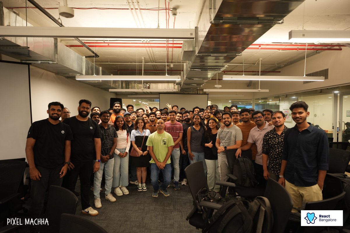 React Bangalore tweet media