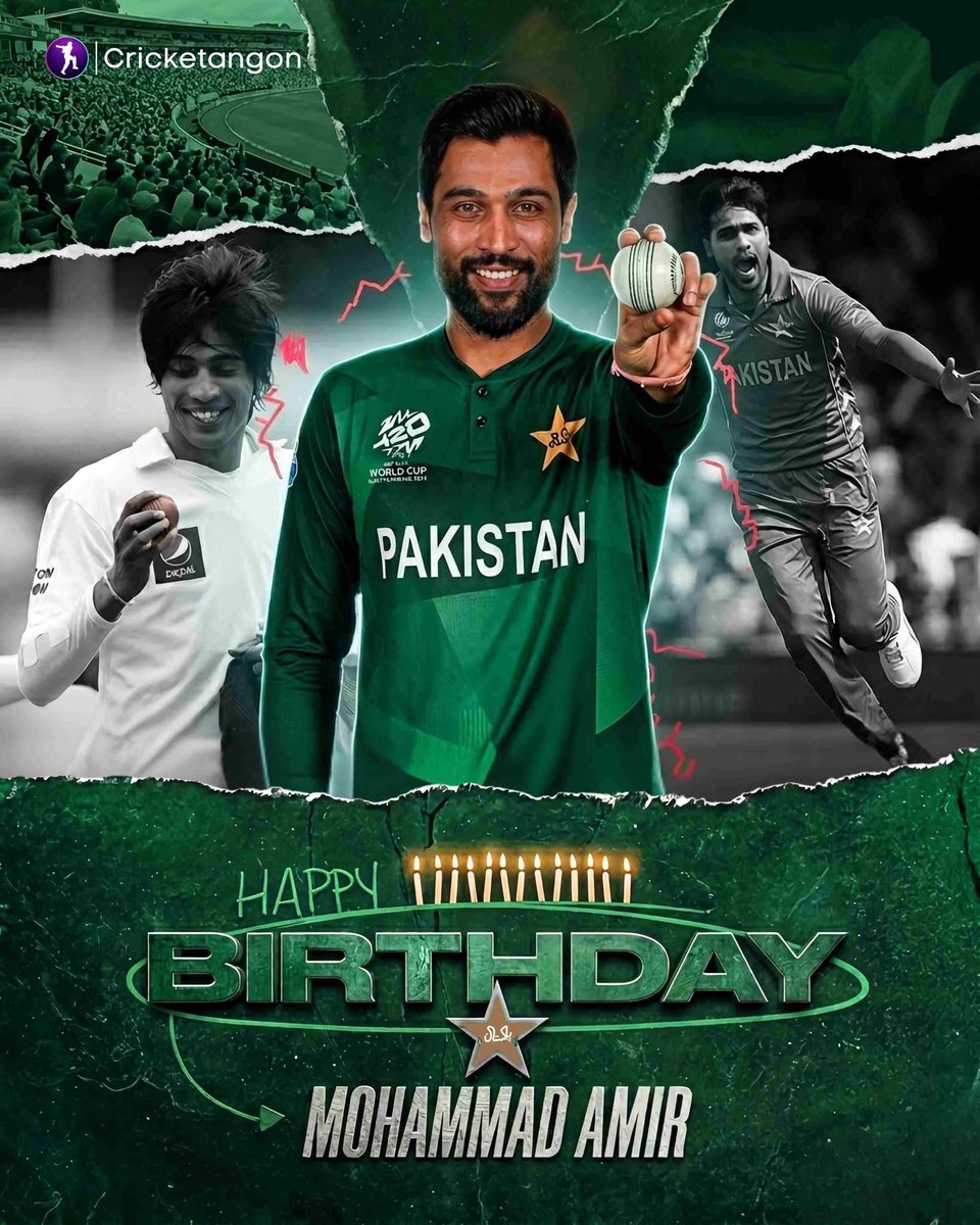 educatedlofaar's tweet photo. ICC Champions Trophy 2017 🏆
ICC Men's T20 World Cup 2009 🏆
Happy Birthday to one of Pakistan's fiercest pacers🔥....
@iamamirofficial
#muhammad_Amir https://t.co/DPIZZk3TFF