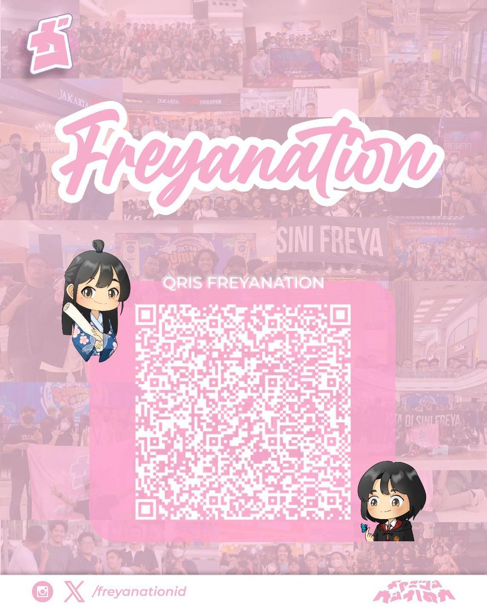 FreyanationID's tweet photo. @Freya_JKT48 Selain itu, kami juga menyediakan QRIS bagi kalian yang ingin berpartisipasi dalam #FreyaNabung untuk mendukung @Freya_JKT48 di Request Hour kali ini.

Kita pernah melakukan ini. Jadi, mari kita lakukan sekali lagi!

#UeKaraFreyana https://t.co/AdYA4z3ft0