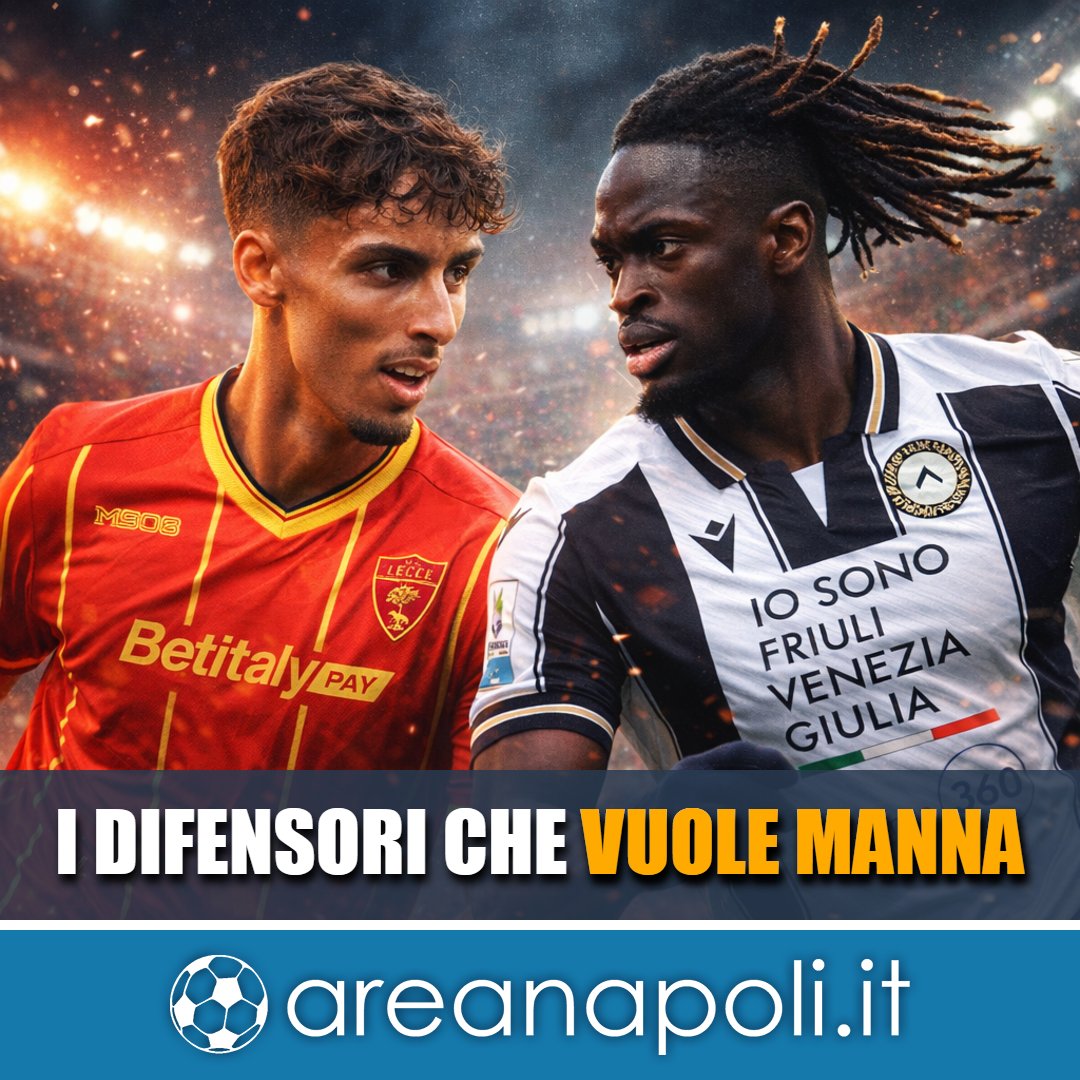 areanapoliit's tweet image. 🎯 Non soltanto centrocampo ed attacco: il @SSCNapoli della prossima stagione avrà dei volti nuovi anche in difesa. Il direttore sportivo Giovanni #Manna sarebbe già attivo per trovare dei centrali adatti al progetto tecnico azzurro, con o senza Antonio Conte.

🧐 Due difensori