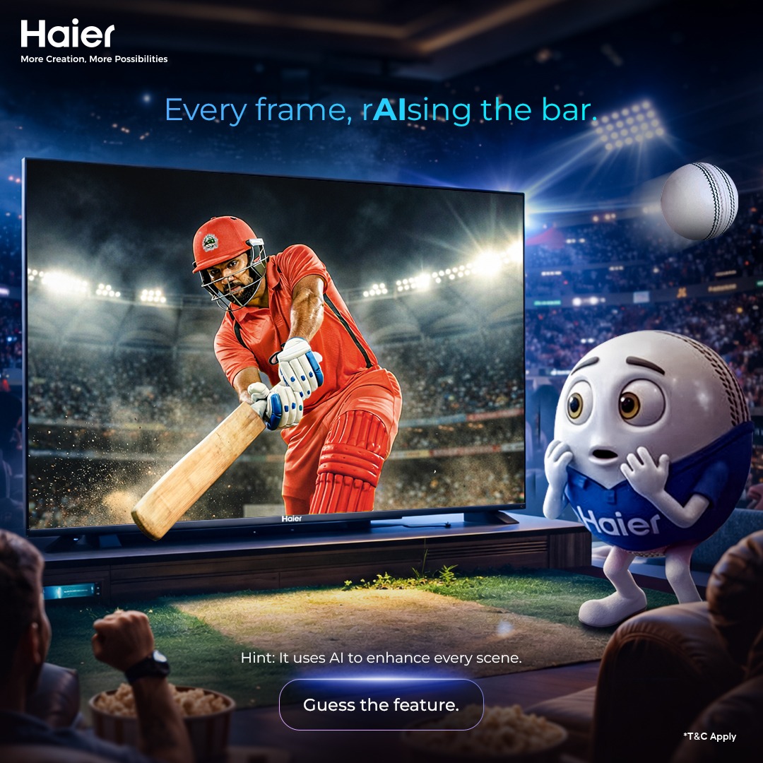 IndiaHaier's tweet image. If every frame looks perfectly tuned, what’s working behind the scenes?
Guess the feature!

– Follow @IndiaHaier 
– Drop your answer in the comments
– First correct comment wins! 🎉

*T&amp;amp;C Apply

#Haier #MoreCreationMorePossibilities #Contest