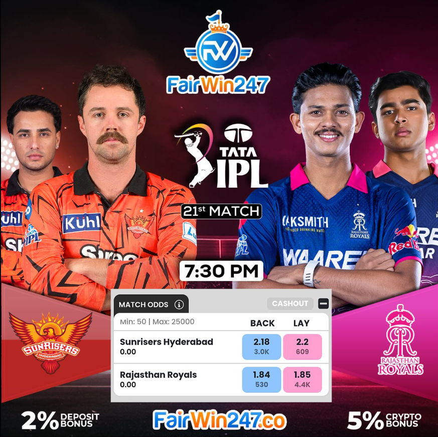 EdgeGod_'s tweet photo. SRH takes on unbeaten RR at Uppal

Most propably a closely fought game which comes down to hitting throughout the innings. 

I am slightly tilted towards SRH pre game. 

Take your bets on https://t.co/swjVymNZw8

#IPL2026 https://t.co/RafGYwgMqN