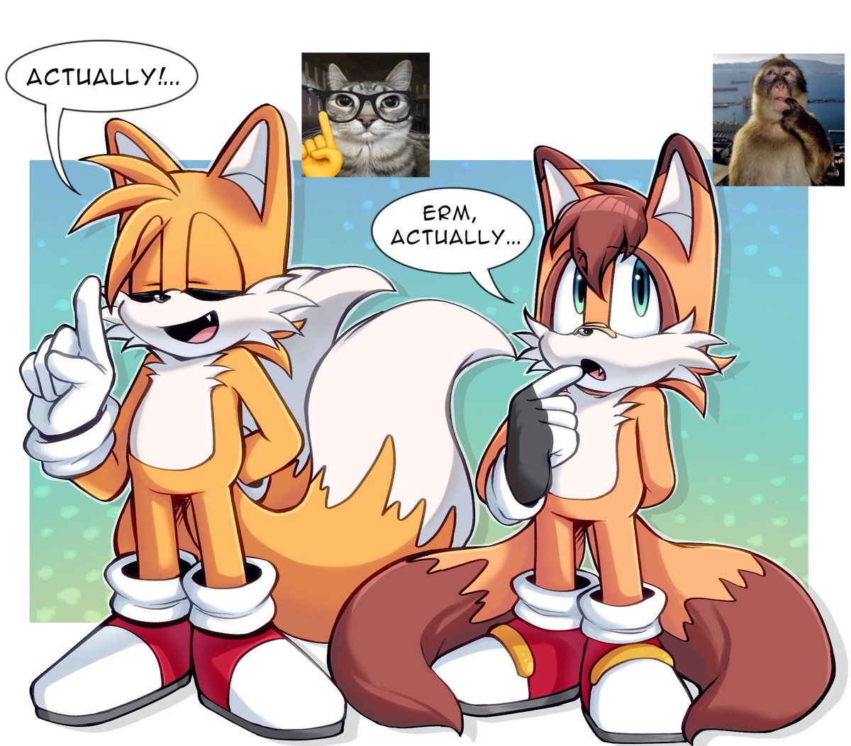 _Ra_Fox_'s tweet image. Dante is not a genius like his father tbh🕊

#TailsxCream #Taiream #Fankid #MilesRailsPrower