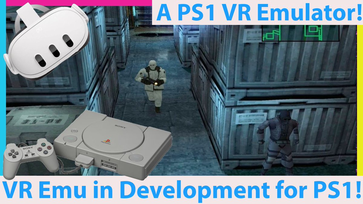 VEsoterica's tweet image. I swear every week there is some new emulation development that just makes you go "yeah I want that'; now VR for PS1 emulation is in the works by @Vrified_Games and that's a VR world I'd love to visit (vid in reply) #gaming #gamingnews #retrogames #gaming_news #PS1 #playstation