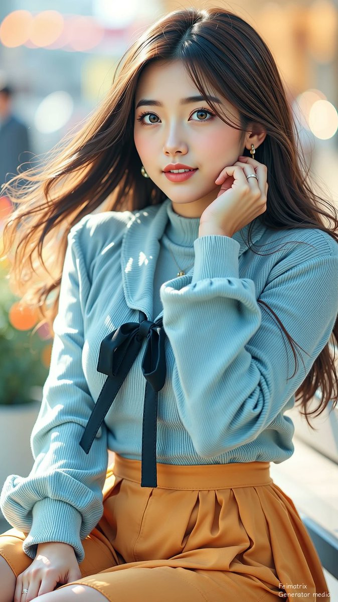 aifeifei799's tweet image. Unexpected color combos are my favorite. 💙+💛 Loving the contrast of this blue knit and mustard skirt today! Which colors are you vibing with lately?
#StyleInspo #FashionDiary #StreetStyle #ColorPalette