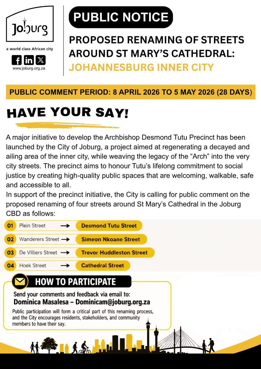 City of Joburg tweet media