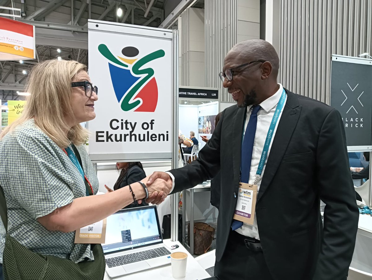 City_Ekurhuleni's tweet photo. 🌍 #CoETourism | #EkurhuleniOnTheMap
The City’s Tourism Division is proudly exhibiting at the World Travel Market Africa, taking place at the Cape Town International Convention Centre from 13–15 April 2026.
This premier 3-day event shines a spotlight on the beauty https://t.co/50a96byqrN