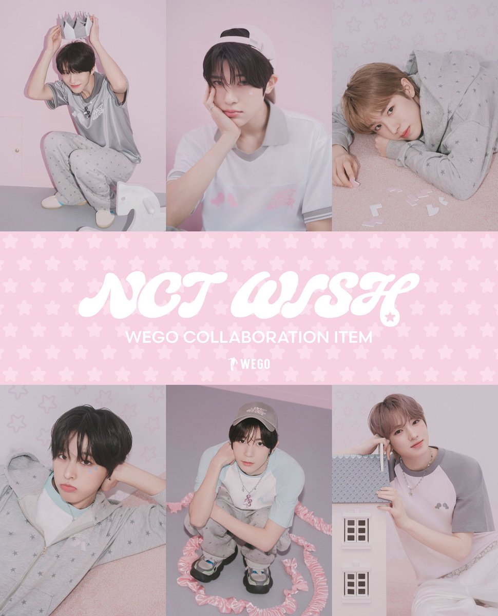 [HANDCARRY] NCT WISH★WEGO COLLABORATION

🖇️for order bit.ly/orderzz

✮ Lagrange Graphic T-Shirt 805k dp 500k
✮ Game Graphic T-Shirt 870k dp 570k
✮ Star Pattern ZIP Hoodie 1.250k dp 700k
✮ Star Pattern Sweatpants 1.140k dp 640k
✮ Logo Twill Cap 640k dp 300k
✮