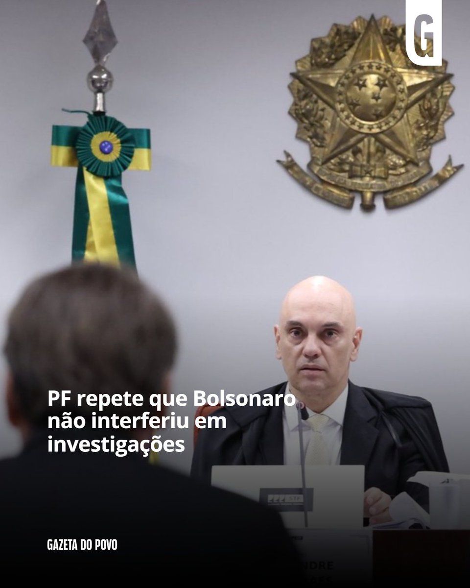 Novo relatório conclui, pela 2ª vez, que não houve interferência de Jair Bolsonaro em investigações da PF; Moraes mantém inquérito aberto.

mrf.lu/bJXV