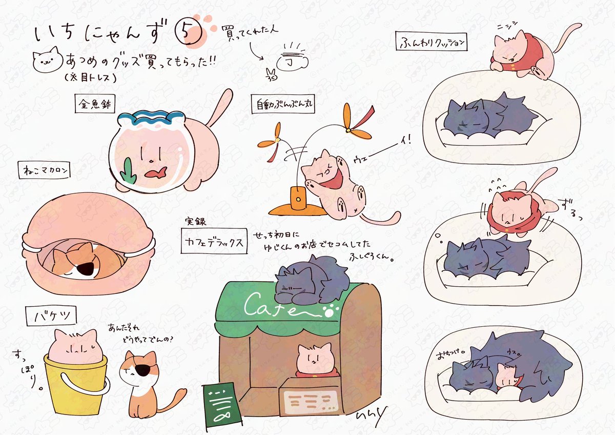 にゃんず再録のページ割りできた🐾 これはあぶれたものたち
