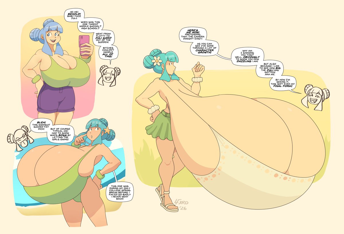 LFXRD_ART's tweet photo. I did not draw this, the spirit of Juli possessed my mortal body, took control, and decided to draw herself for her own amusement and for the entertainment of all of you. But also to bless your eyes with her self proclaimed beauty. https://t.co/jB7VgH5K9k