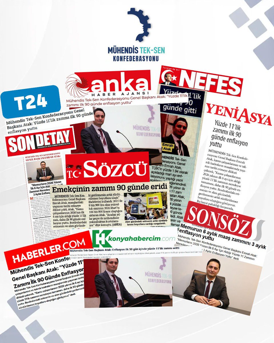 Mühendis Tek-Sen Konfederasyonu tweet media