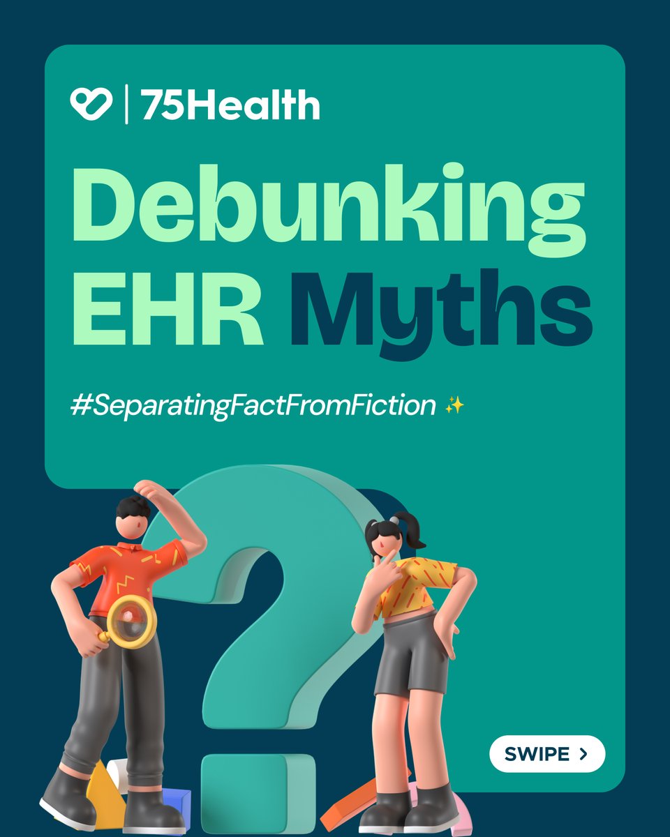 75Health's tweet photo. One system. Less stress. Better care. ✨

#75Health #EHR #EMR #Healthcare #ElectronicHealthRecord #DigitalHealthRecord #DigitalHealthCare https://t.co/UUknRmc59m