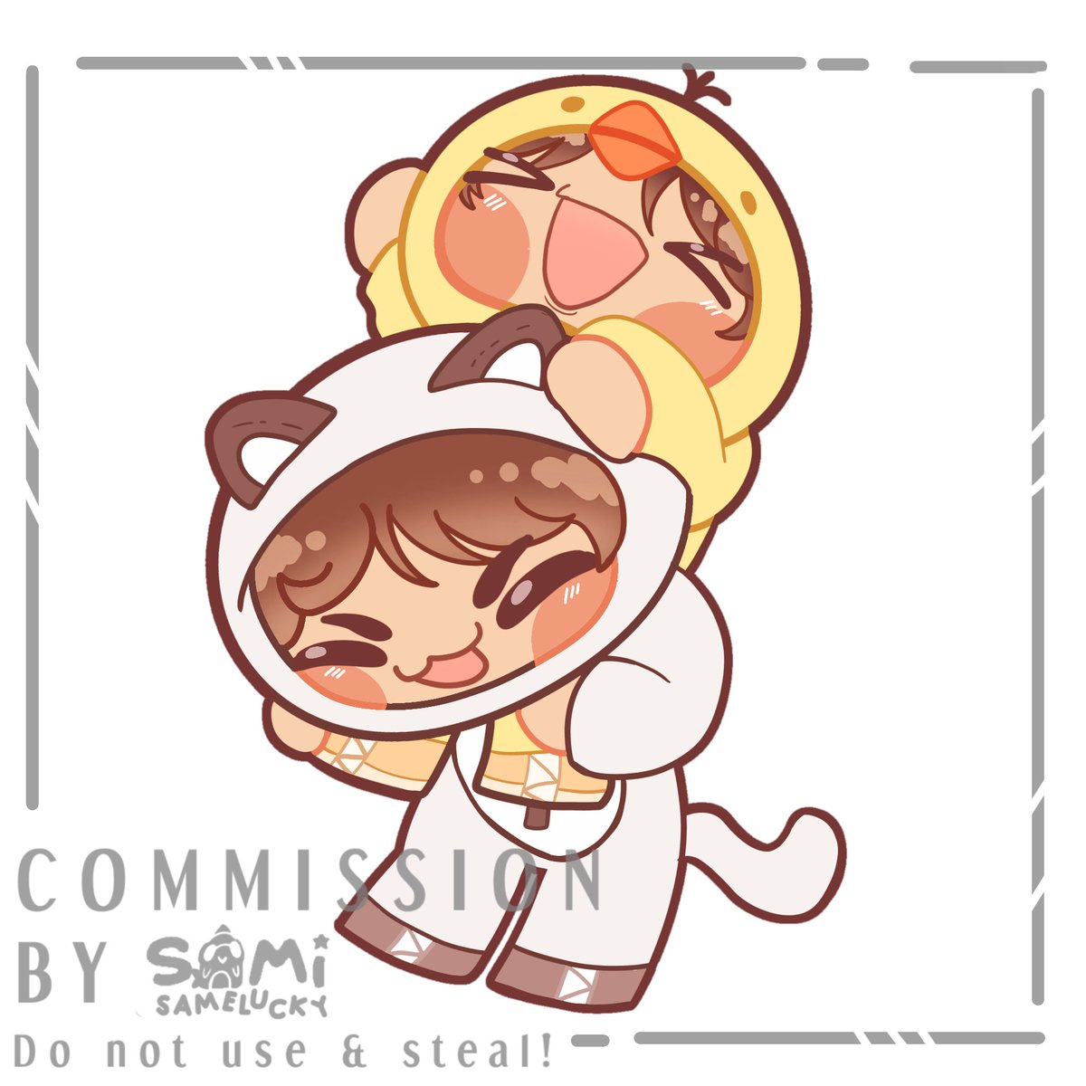 SamiSamelucky's tweet image. ㅡcouple chibi full body commission result

For @/gaonseger
Thank you for the support!!!💜🌻✨

#ArtCommission #commsopen