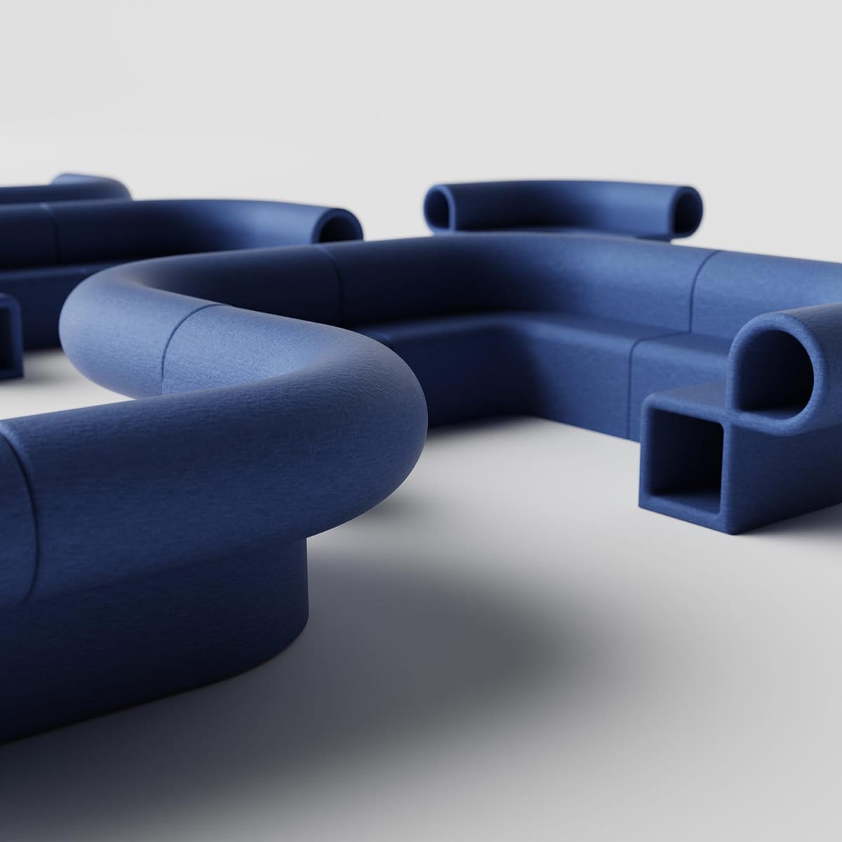creapills's tweet image. Ce canapé design crée un tunnel modulable pour votre chat 🐈

Par SUNRIU Design