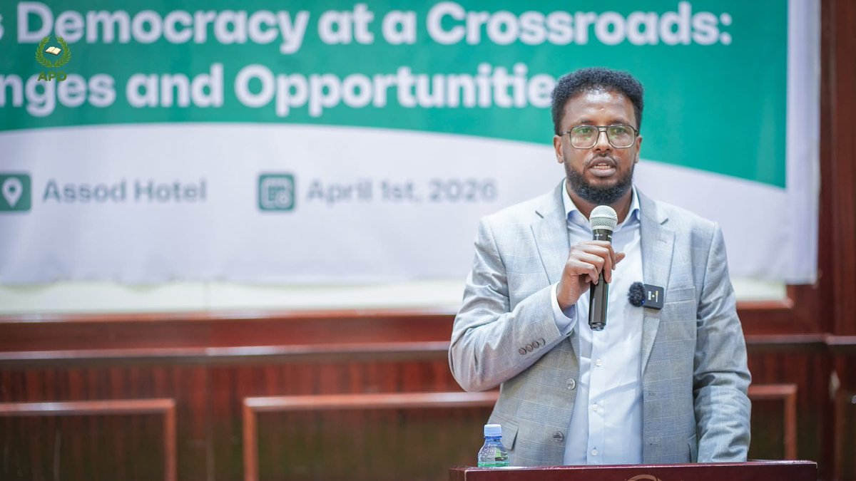 AcademyApd's tweet photo. 3/3 The study highlighted opportunities to strengthen Somaliland’s democracy and improve political participation and accountability. The event brought together all relevant stakeholders. https://t.co/QedFKX6hre