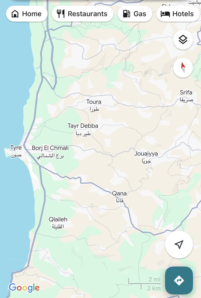 creech_19's tweet photo. why are all the smaller cities and towns in Lebanon removed from Apple maps and not Google? https://t.co/G5pbWg7Ybh