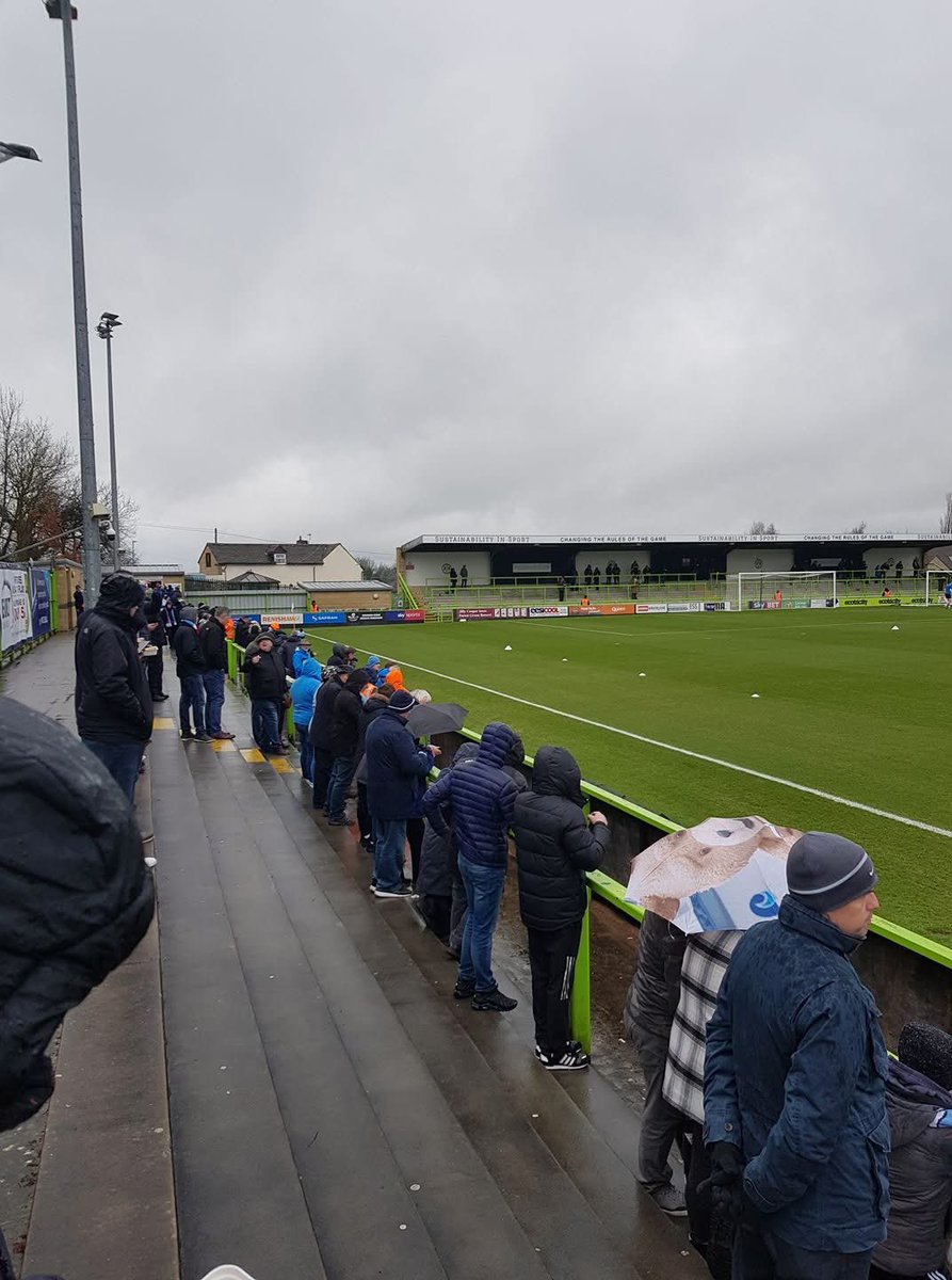 CraigB145's tweet photo. @jfot77 Forest green in the rain, Crewe in the snow…. 🩵 https://t.co/1el1x0Btei