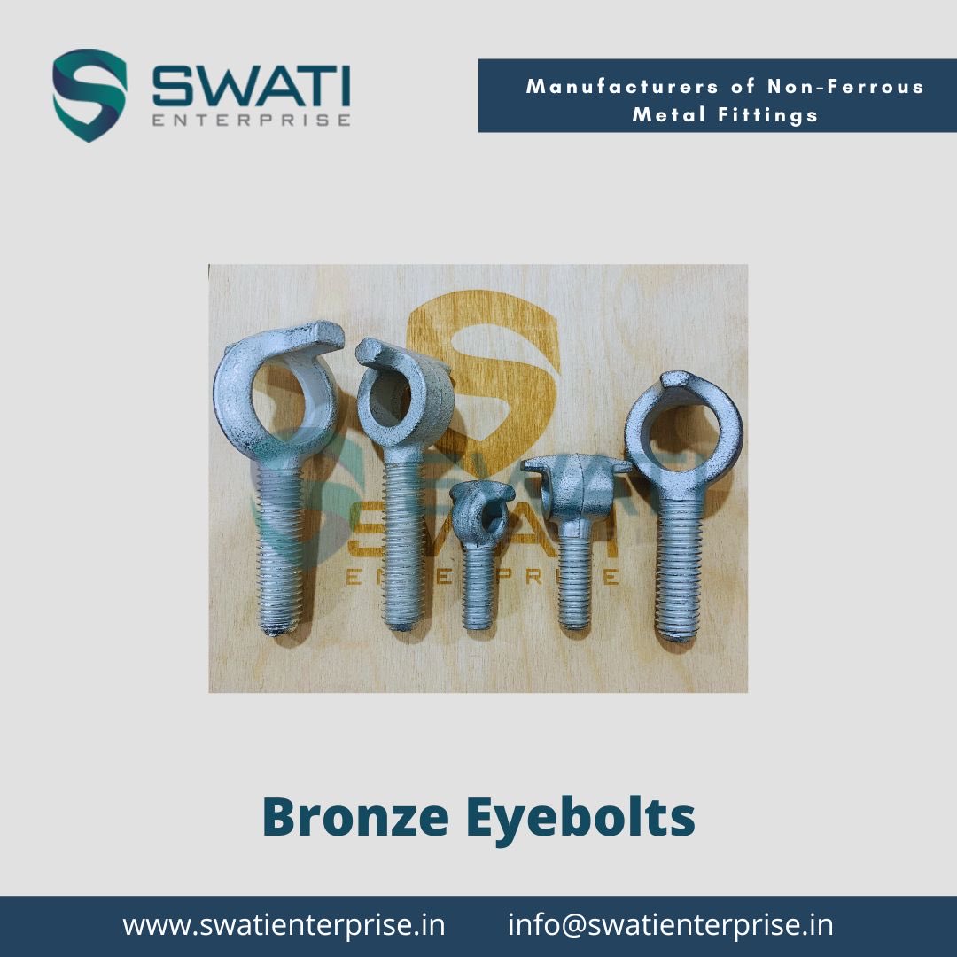 SWATI_ENT's tweet photo. Precision. Strength. Reliability.
Our Aluminium Bronze Eyebolts are trusted worldwide in transformer tank connectors.

#BronzeEyebolts #BronzeCasting #BronzeFittings #Transformer #TransformerFittings #SwatiEnterprise https://t.co/zQ1VJ09Be0