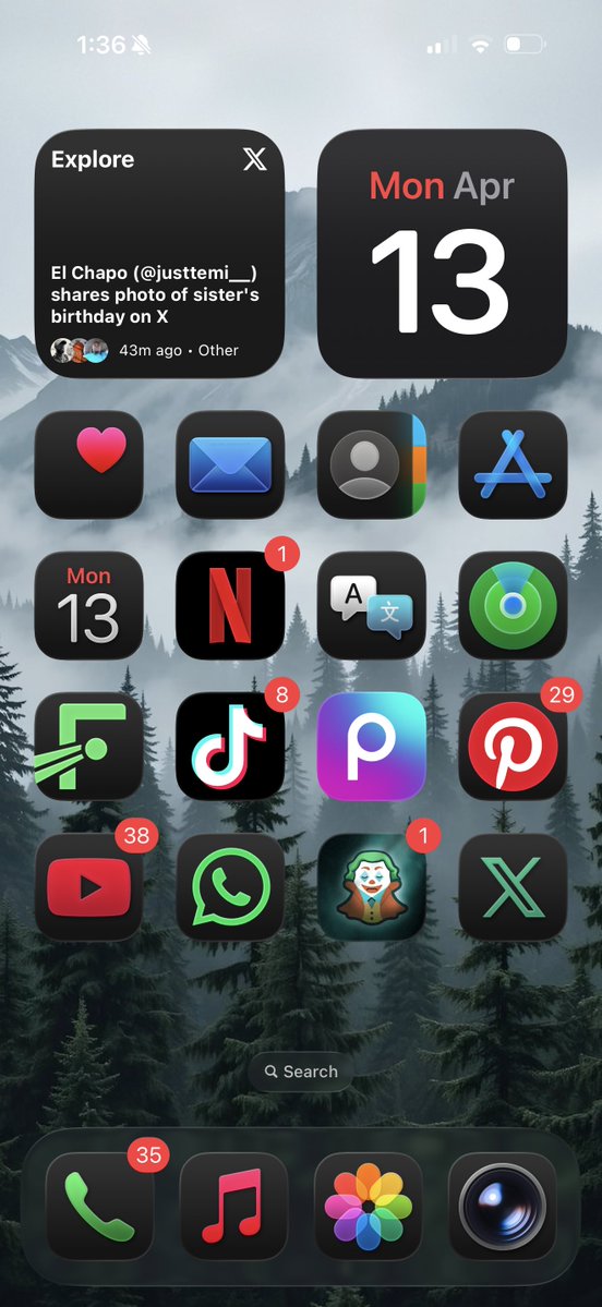 moneyjnr's tweet image. My current Home Screen, show me yours?