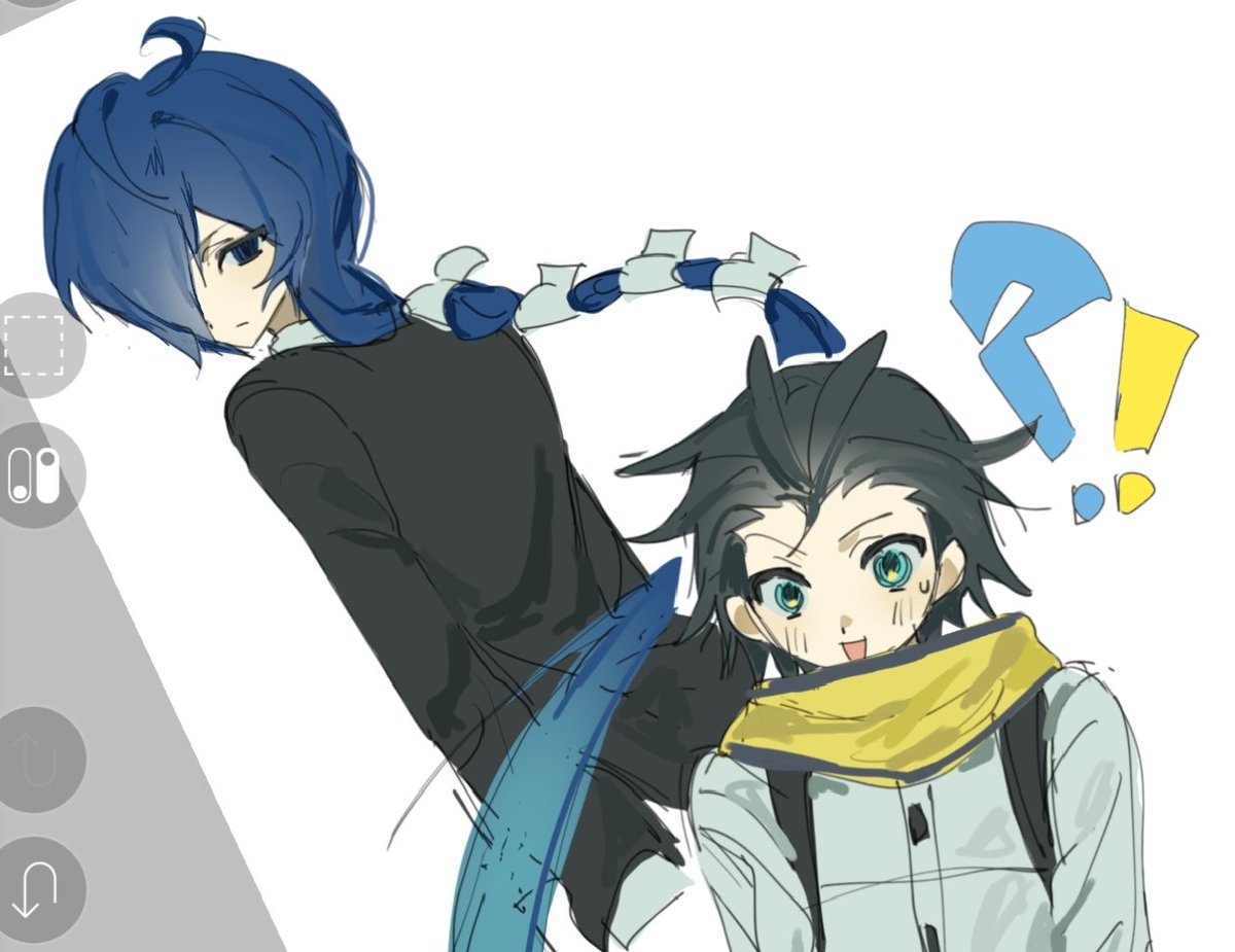 my temptation won. minato with promeia's braid. #ryomina #綾主