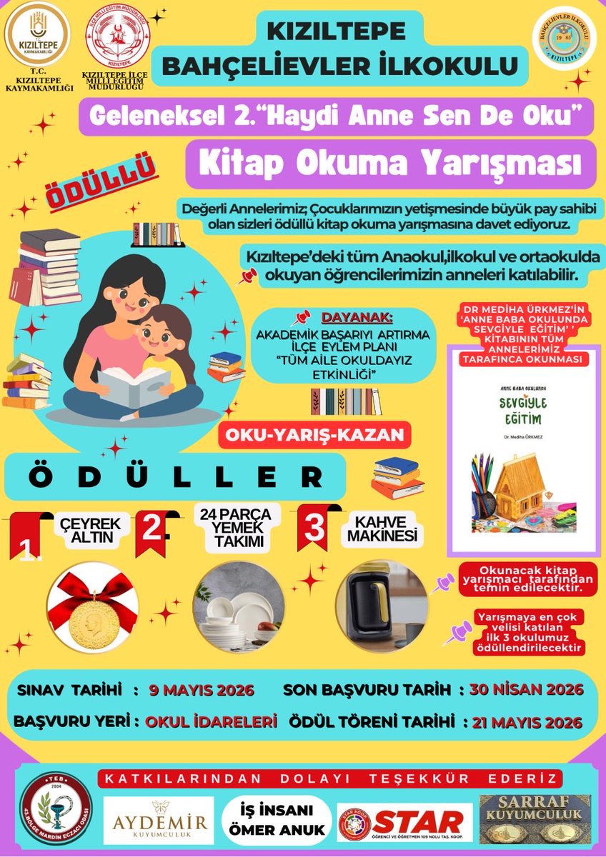 Kızıltepe Bahçelievler İlkokulu tweet media