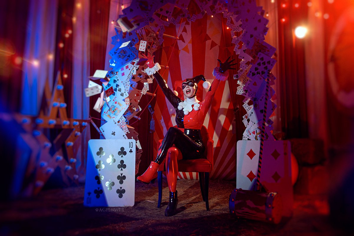 agflower1's tweet image. Welcome to the bombastically crazy circus!! 💣

All Exclusives on my Patreon. Link in Bio!

#cosplay #dc #harleyquinn