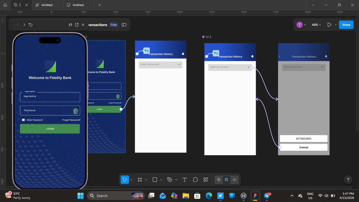 Currently working on a project on <a href="/fidelitybankplc/">Fidelity Bank</a> to fix a major problem on their UI that is believed to cause users alot of problems.

If you'd love to test this UI when i'm done with the edit please do let me know in the comment section beloew, I'll dm you the figma app.