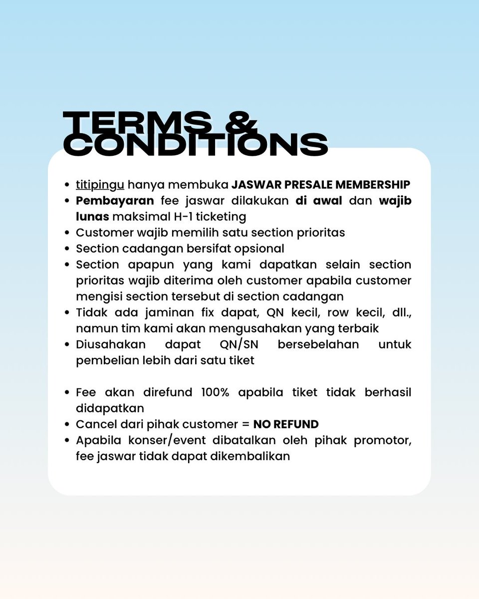 Titip Pingu 🎟️ tweet media