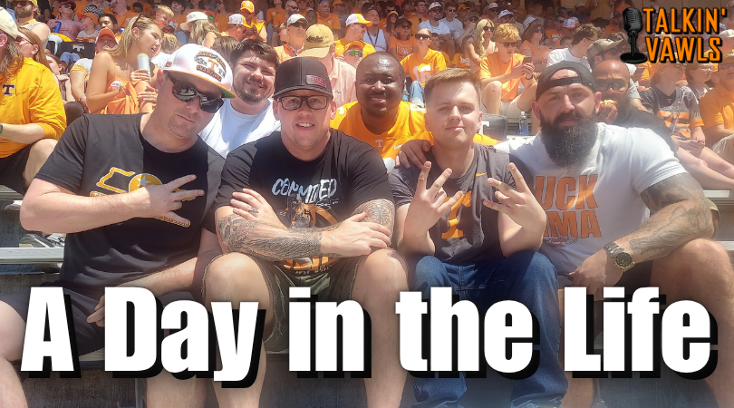 TalkinVAWLS_pod's tweet photo. The Talkin' VAWLS crew got together for the Orange &amp; White game and they brought a camera with them.  24 hours behind the scenes with the crew.  Check it out...

Link: https://t.co/fA7WwpNokW https://t.co/UJr8L3Hxn0