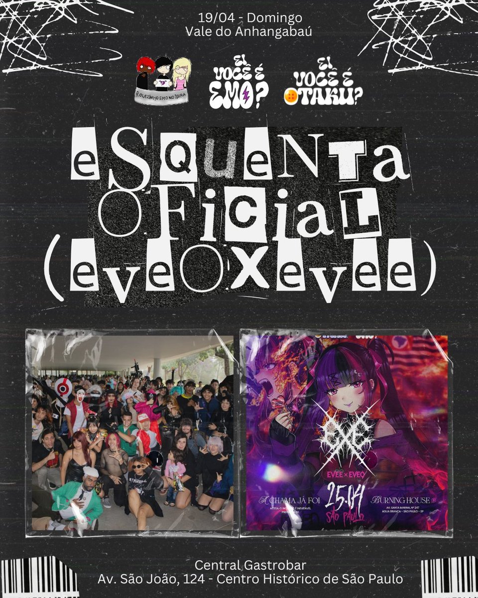 backtoibira's tweet photo. O ESQUENTA OFICIAL TÁ CHEGANDO… E POR ESSA VOCÊS NÃO ESPERAVAM! 🔥

Preparem-se para:

🎧 Djs ao vivo com set pesadissimos
🎟️ Sorteio de ingressos para o evento oficial
🎶 Músicas de todos os estilos deixando o vale com uma energia surreal

#valedoanhangabau #otaku #saopaulo https://t.co/2beZCIAfQL