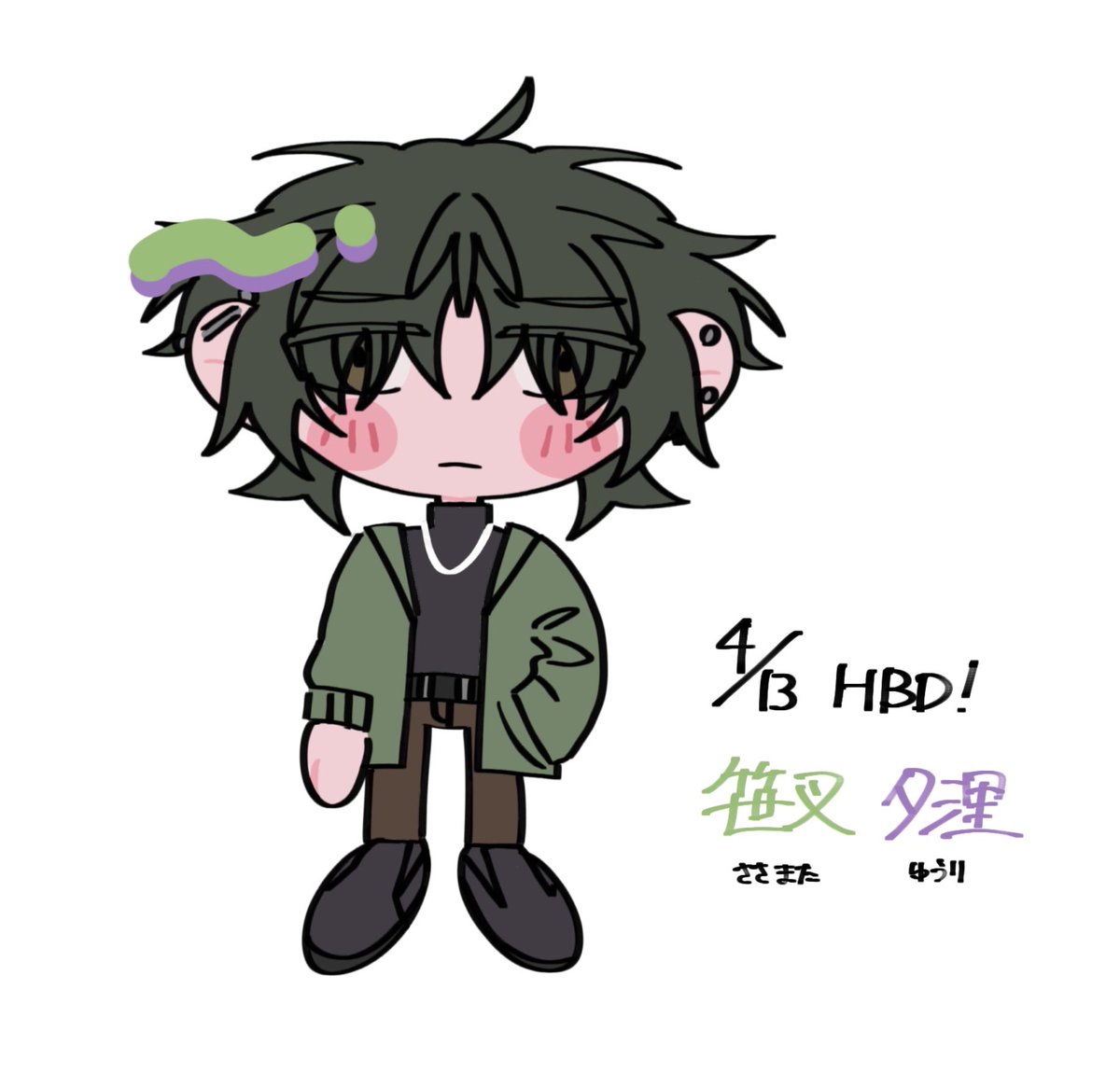 #おひつじの子爆誕

笹叉　夕浬　- ̗̀ 𝙷𝙰𝙿𝙿𝚈 𝙱𝙸𝚁𝚃𝙷𝙳𝙰𝚈  ̖́-