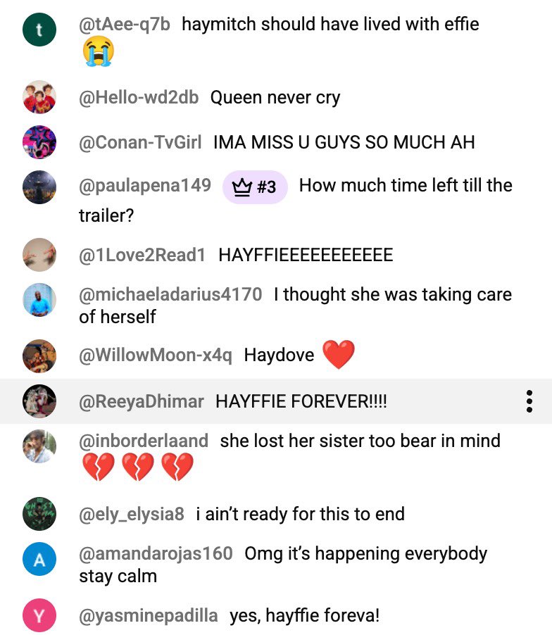 mysteriousmeli's tweet photo. HAYFFIE KISS ON THE LIVESTREAM IKTRRRRRRRRR https://t.co/Ektpy40P8F