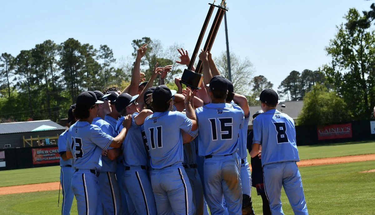 DSCWolves's tweet photo. What a week 🏆
Hard work, big moments, and a championship to show for it.

#DSCBaseball | #DSCWolves https://t.co/8ycpGciaX7