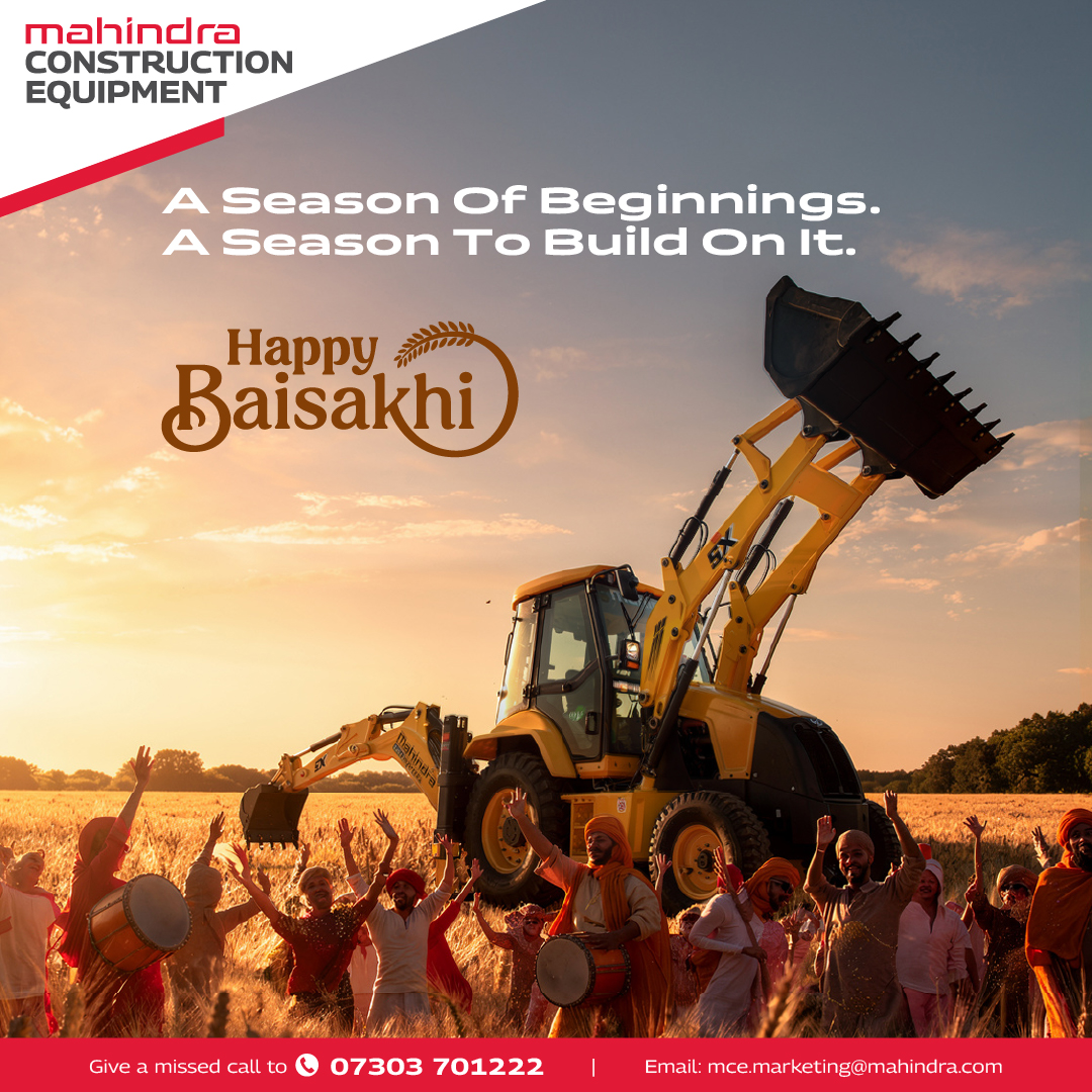 Mahindra Construction Equipment tweet media