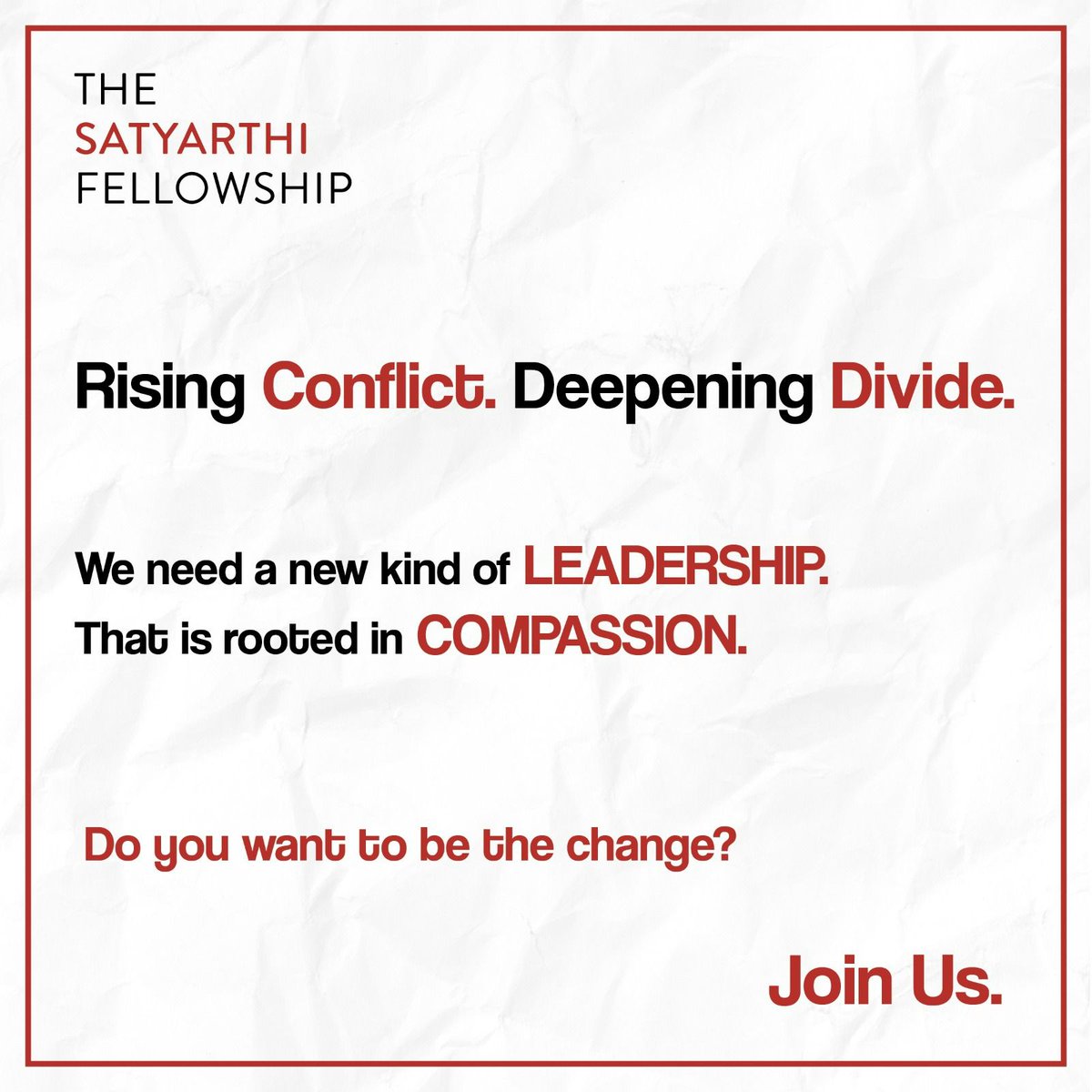 k_satyarthi's tweet photo. Hope prevails over Despair. Light prevails over Darkness. This is the ultimate truth. You can reaffirm this truth through The Satyarthi Fellowship. https://t.co/aWavdsnm1z