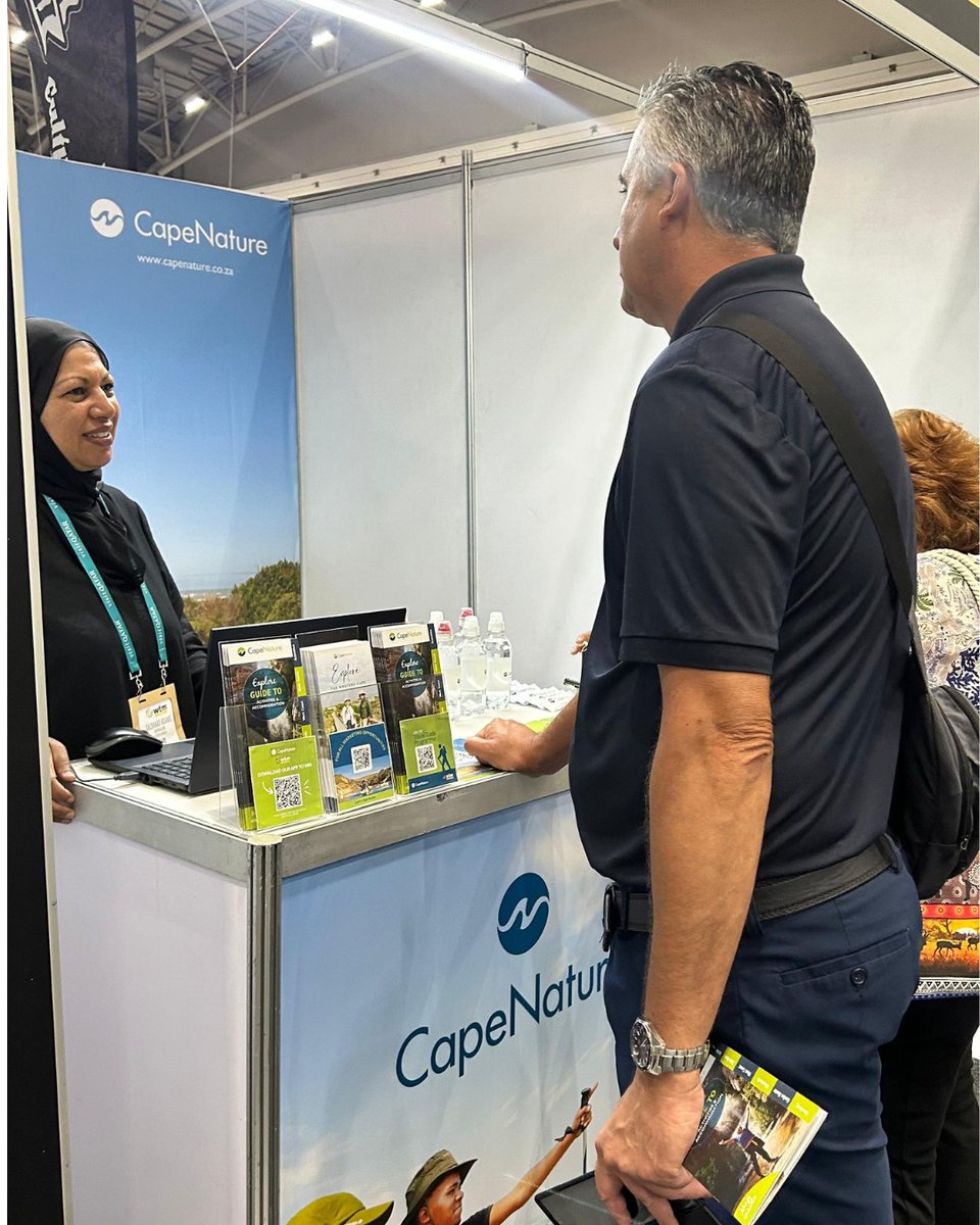 CapeNature1's tweet image. Day 1 energy is on at @wtm_africa.

We’re live at WTM and ready to connect with you. Chat to us about our Travel Trade Programme at Stand N26 on the showroom floor. Don’t miss our competition and your chance to win 1 of 3 R3000 accommodation vouchers.

#WTMAfrica #CapeNature