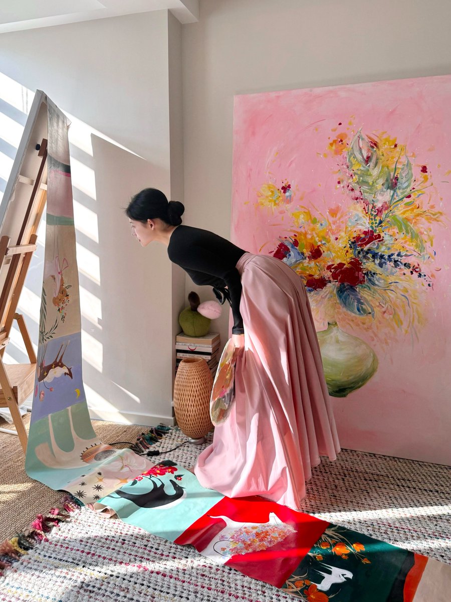 pickleeater2005's tweet photo. 色に触れるたび、少しだけ自分に近づく。🎨
うまく言えない気持ちは、全部ここに。
#アート #絵画 #創作 #アトリエ #表現 #インスピレーション #色彩 #クリエイティブ #日常の記録 #好きなこと https://t.co/sY8mV91CKE