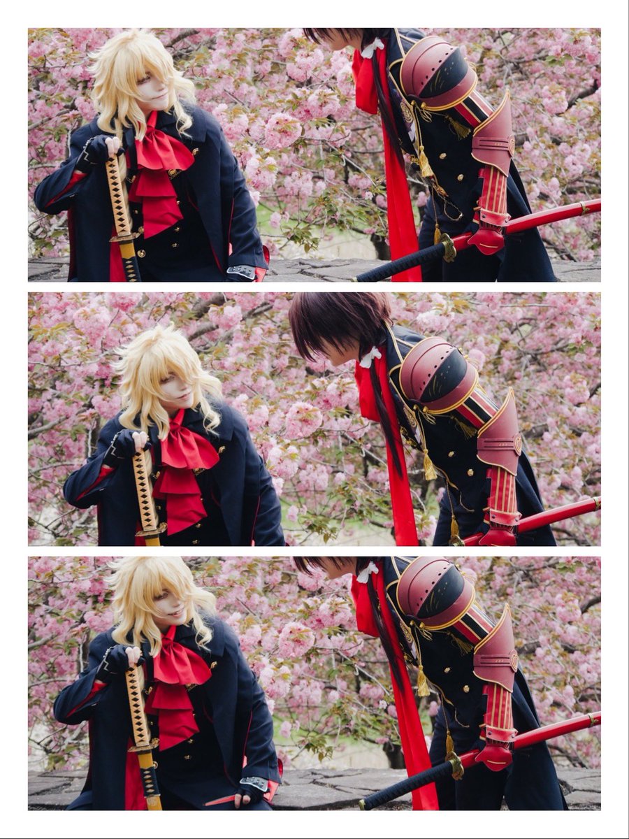 cosplay 刀剣乱舞
.

「ねえちょっと、ちゃんと聞いてる！？」
「ああ、もちろんだとも」

.
photo:<a href="/zakki_photo0817/">Zakki@</a> 
加州清光 極:<a href="/kogarashi10969/">凩</a> 
慶応甲府の監査官:みお
