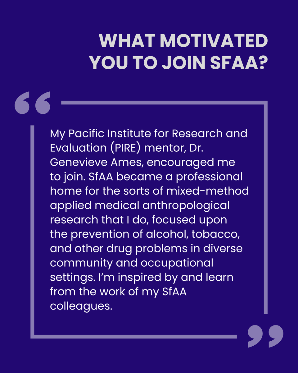 SfAAnthro's tweet image. SfAA Member Spotlight: Roland Moore, Senior Research Scientist and Center Director of the Pacific Institute for Research and Evaluation’s Berkeley office, the Prevention Research Center

More about #SfAA membership: appliedanthro.org/membership/mem…

#SocialScience #Anthropology #IAmSfAA