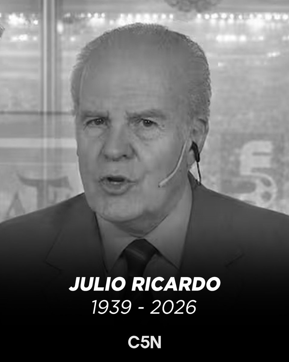 Una triste noticia sacude este lunes al periodismo deportivo. Murió Julio Ricardo un gran amigo y notable comentarista argentino. Junto a Remberto disfrutamos de su amistad y compartimos inolvidables jornadas. Sentída condolencia a su familia y los muchos seguidores que tuvo.