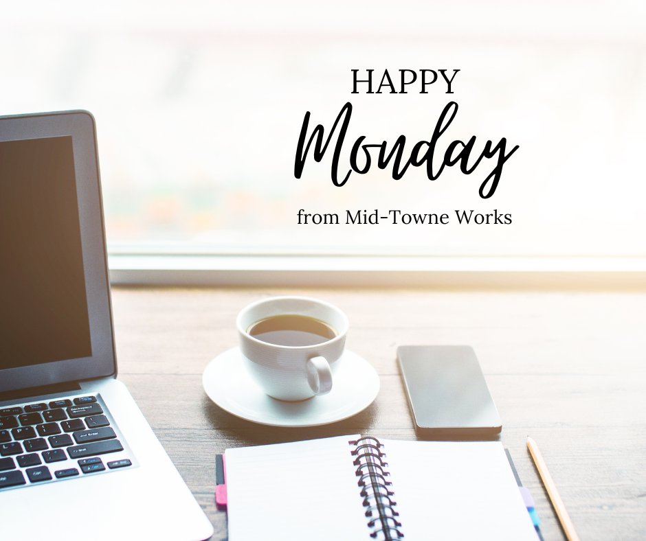 midtowneworks's tweet photo. Kickstart your week with a fresh perspective at MTW, where the coffee is hot and the productivity is high. Whether you're tackling a new project or clearing out your inbox, our space is ready to help you make this Monday your most efficient one yet! #MondayMotivation https://t.co/lOZZ4UawYm