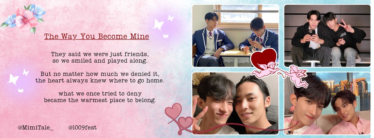 MimiTale_'s tweet photo. Gyuseok au (つㅅ･`)･゜for #CupidLoveBingo @1009fest 

The Way You Become Mine 💞

💘🏹💕💕💕💕💕
  💕💕💕💕💕
   💕💕💕💕
    💕💕💕
     💕💕 https://t.co/dgb2wvmjej